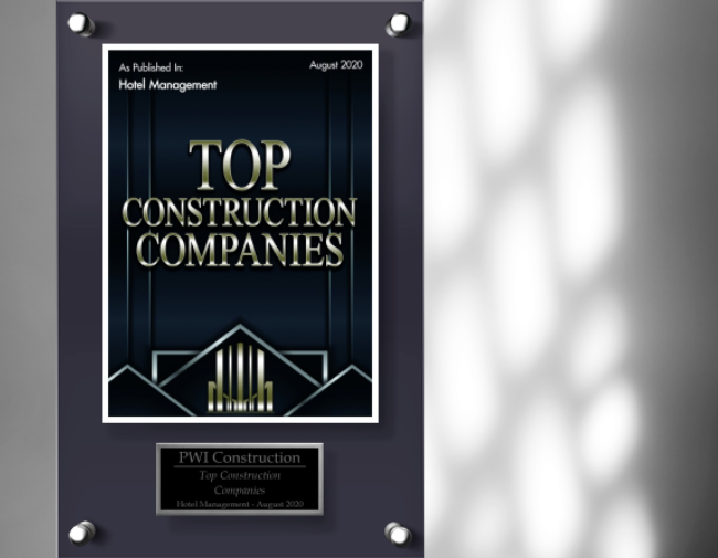PWI Construction named a Top Construction Company by Hotel Management